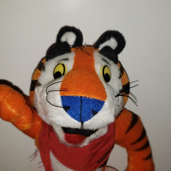Vintage Tony The Tiger Plush 10" Kelloggs Frosted Flakes Stuffed - Picture 6 of 7